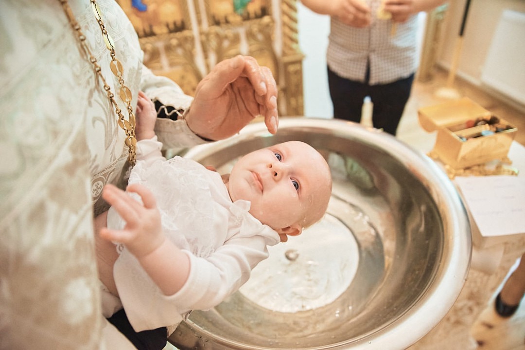 Крещение ребенка в церкви Мозырь ✈ #Sarachuk Фотограф детей 12052018