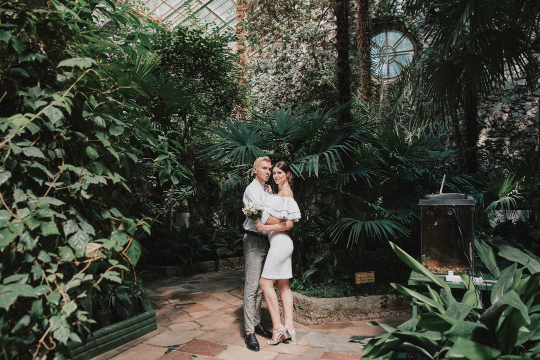 Места для свадебной фотосессии в Гомеле - ботанический Зимний сад 310721